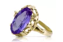 Ring Alexandrite 14K Yellow gold Vintage vrc134y